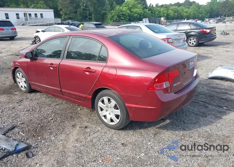 2008 Honda Civic Lx from USA, damaged, VIN 1HGFA16558L097627
